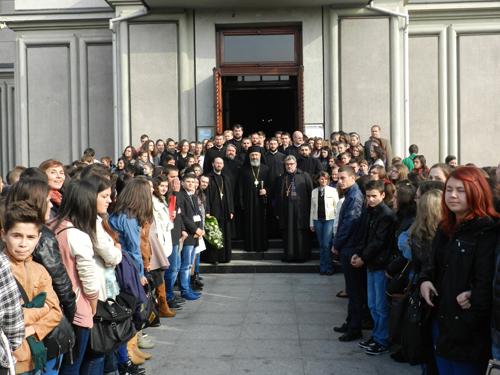 La întâlnirea tinerilor din Arhiepiscopia Alba Iuliei, Târgu-Mureş (2 noiembrie, 2013)