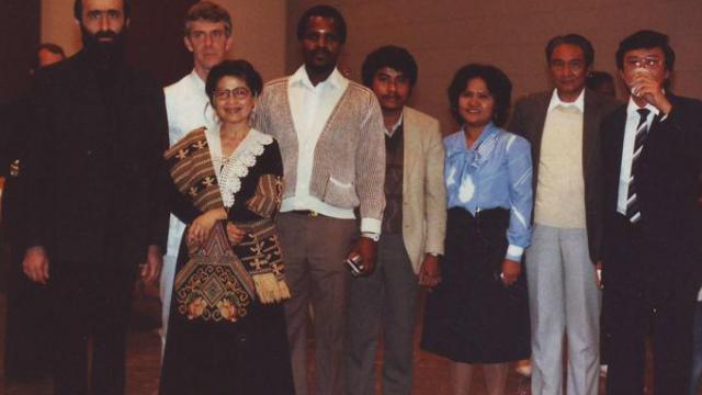 În Princeton, la o reuniune de Crăciun (1987)
