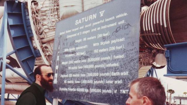 În Florida, la Centrul spaţial de la Cape Canaveral (martie, 1988)