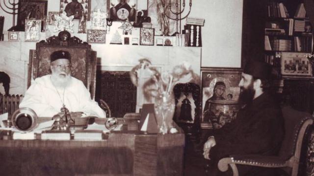 În audienţă la Patriarhul Teoctist (mai, 1990)